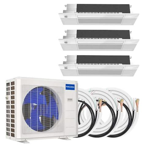 Mrcool Diy 36 000 Btu 3 Ton 3 Zone 21 5 Seer Ductless Mini Split Ac And