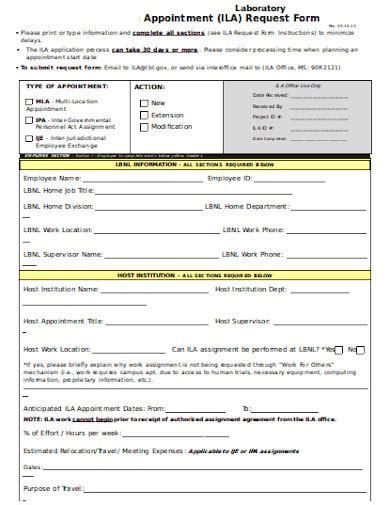 Free 23 Laboratory Request Form Templates In Ms Word Pdf Excel