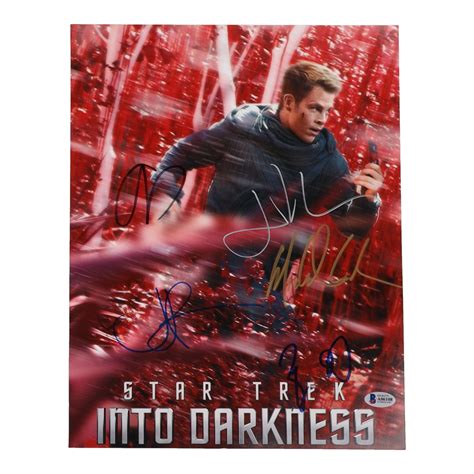 Star Trek Into Darkness 11x14 Photo Signed By 5 With J J Abrams