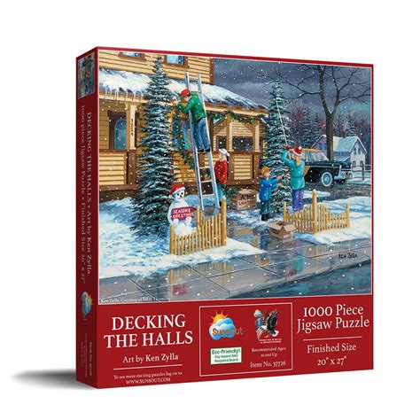 Deck The Halls Pieces Sunsout Puzzle Warehouse