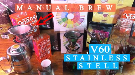 V60 Stainless Steel Manual Brew Coffee V60 V60 Metal Filter Pour