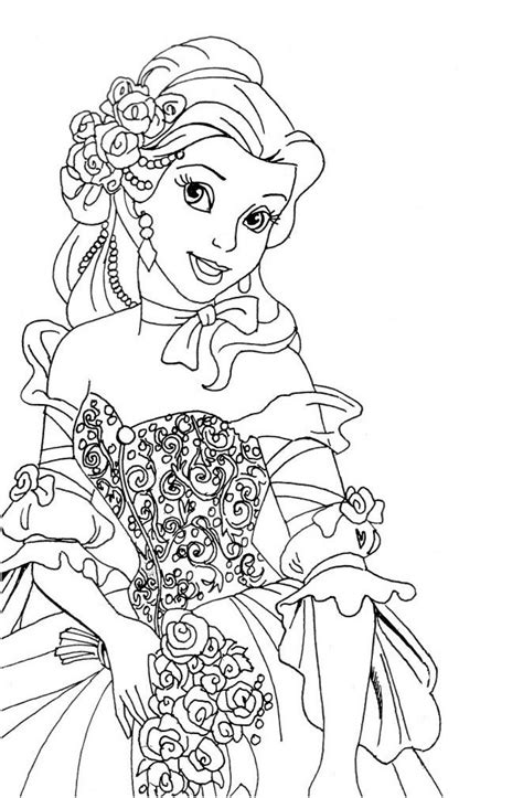 Coloriage Princesse Disney à Imprimer Pdf Coloring Pages