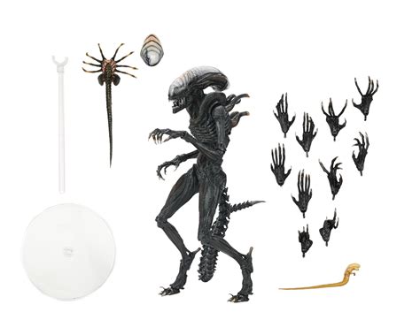 Alien: Romulus Ultimate 7 Inch Scale Action Figure - Scorched Xenomorph