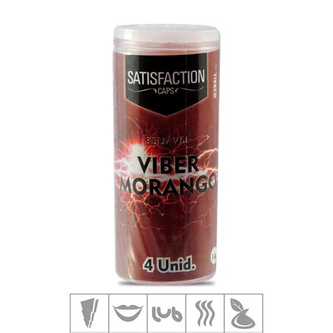 Kit 4 Bolinhas Explosivas Lubrificante Íntimo BOLINHA VIBER MORANGO Produtos Eróticos SEX SHOP