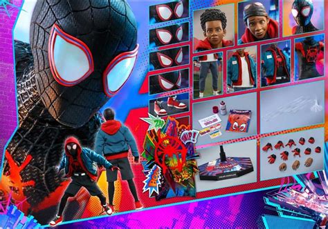 Hot Toys Spider Man Into The Spider Verse Mile Morales Th Scale Collectible Figure