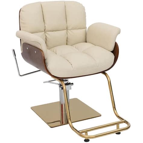 FLAMY Chaise Barbier Fauteuil De Coiffure Inclinable Hydraulique Gnral