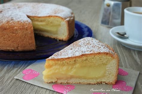 Torta Alla Crema Di Limone Cuciniamo Con Chicca Torta Alla Crema