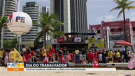 Vídeo Centrais sindicais de Pernambuco realizam evento do 1º de Maio