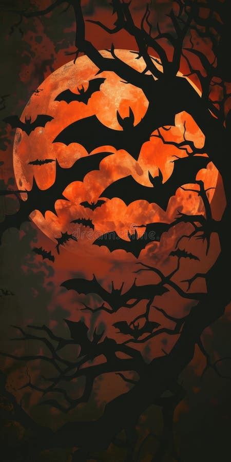 Basic Bat Cutouts for Spooky Halloween Ambiance Stock Illustration - Illustration of mystery ...