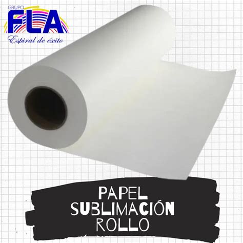 Rollo Papel Sublimacion 61cm X 100m Blanco 100 Gramos