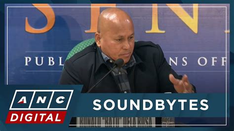 Icymi Senator Bato Dela Rosa Addresses House Drug War Probe De Lima