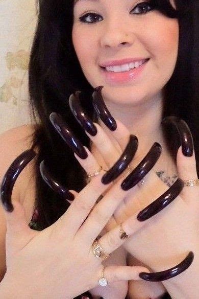 Pin On Beauté Ongles Des Doigts Femmes In 2024 Long Red Nails Long