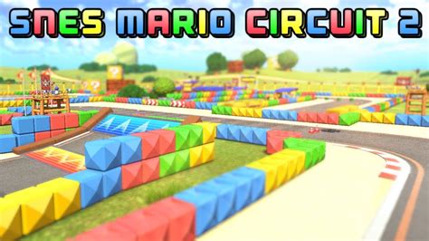 Snes Mario Circuit Mario Kart Deluxe Custom Track Youtube