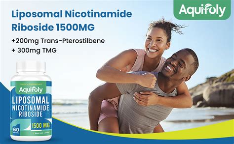 Amazon Aquifoly Liposomal Nicotinamide Riboside Supplement Mg