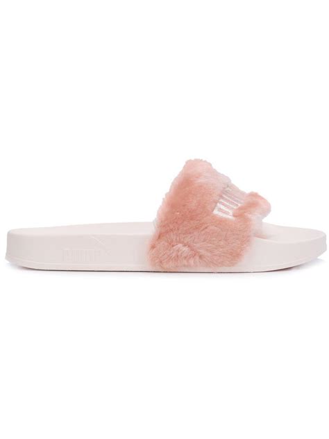 PUMA Fenty Puma X Rihanna Slides in Pink - Lyst