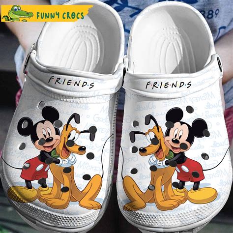 Friends Mickey Mouse And Pluto Disney Crocs Discover Comfort And Style Clog Shoes With Funny Crocs