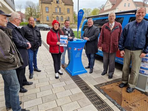 Von Hechingen Nach Balingen Mit Dem Info Mobil Der Afd Hans Peter H Rner