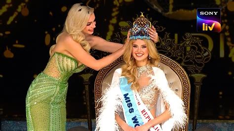 71st Miss World Crowning Moment Krystyna Pyszková Czech Republic