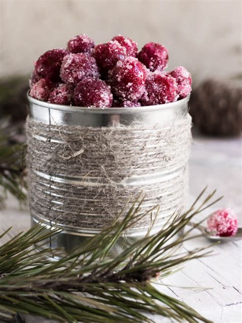 The Best Sugared Cranberry Recipe Nikkis Plate