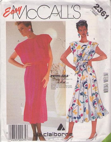 Momspatterns Vintage Sewing Patterns Mccalls 2361 Vintage 80s Sewing Pattern Designer Liz