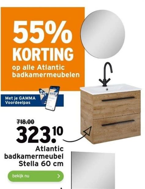 Atlantic Badkamermeubel Stella 60 Cm Aanbieding Bij GAMMA