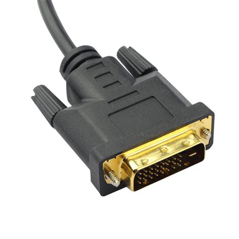 New 6FT 1.8M Displayport DP Male To DVI-D Male Adapter Cable Core Black ...