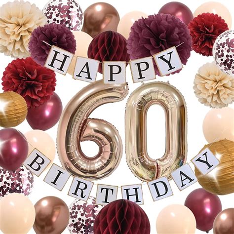 Tổ Chức Sinh Nhật 60 Tuổi Decorations 60th Birthday đẹp đẽ Và ý Nghĩa