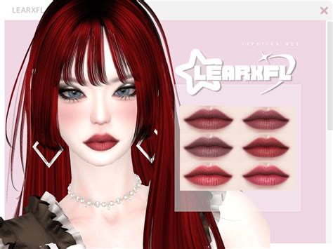 Learxfl Lipstick N22 Screenshots The Sims 4 Create A Sim CurseForge