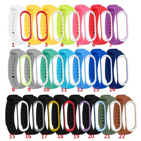 Styles Strap For Xiaomi Mi Band Miband Silicone Bracelet