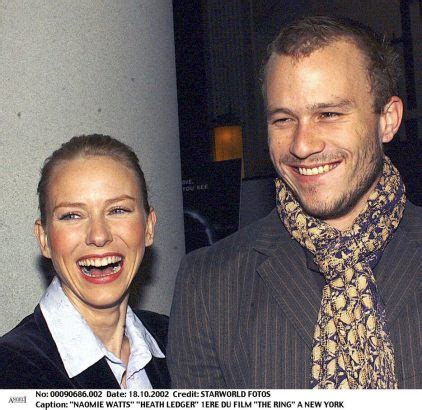 Naomi Watts De Quoi Est Mort Son Ex Heath Ledger Closer