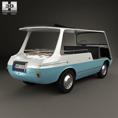 3D Fiat 600 Multipla TurboSquid 1251063