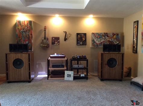 Altec Model Speakers In Massive Onken Custom Cabinets Photo