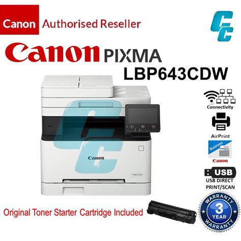 Canon Imageclass Mf Cdw Color Laser Printer Print Copy Scan