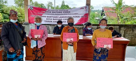 Penyaluran BLT Dana Desa Tahap III Bulan Maret Desa Bayung Cerik