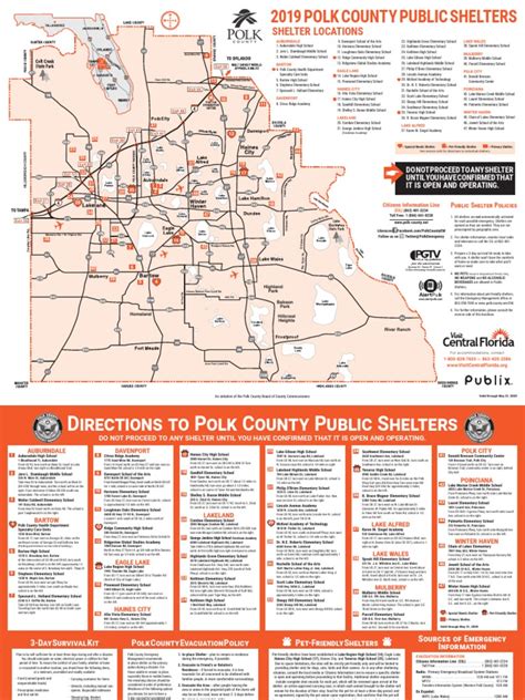 Polk County Florida Shelter Map