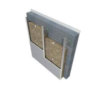 Knauf Insulation Rocksilk RainScreen Slab Rainscreen Cavity