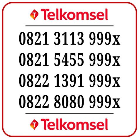 Jual Nomor Cantik Telkomsel Triple Nomor Cantik Simpati G Lte