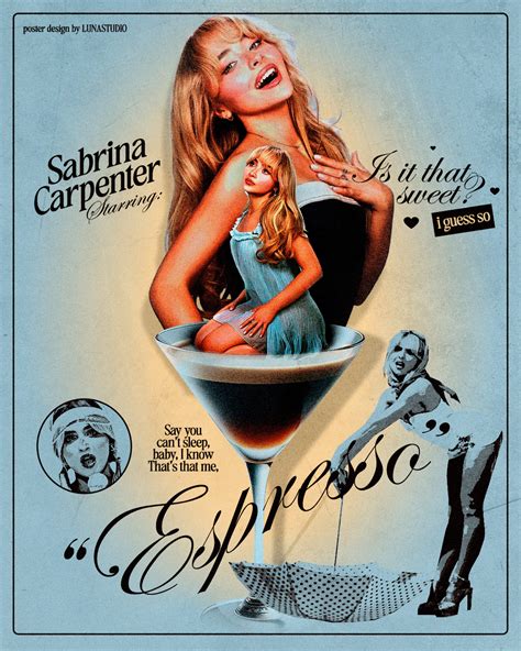 Espresso Sabrina Carpenter - Poster :: Behance