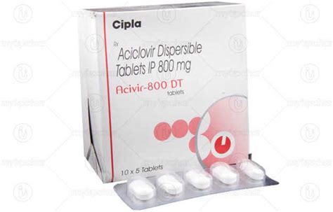 Acivir 800 DT Tablet 5 Uses Price Dosage Side Effects Substitute