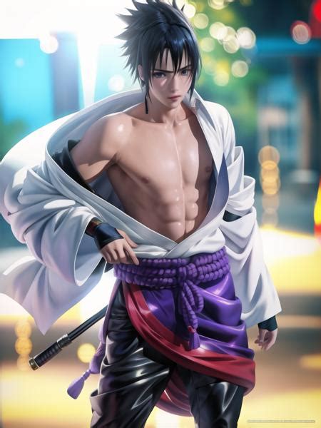 Ai Art Lora Model Sasuke Uchiha Pixai