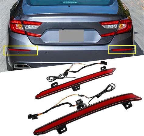 Amazon Motorfansclub Rear Back Bumper Tail Light Fit For Honda