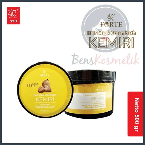 Jual KEMIRI HAIR CREAMBATH MASK BY SYB BPOM 550ML Shopee Indonesia