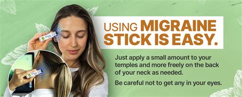 Migrastil Migraine Stick From Natural Migraine Roll On Made In The Usa