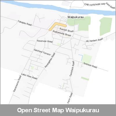 2020 Street Map Waipukurau - Digital Maps