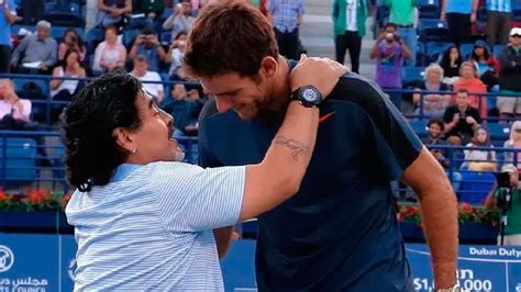 Del Potro reveló una divertida anécdota con Maradona tras ganar la Copa