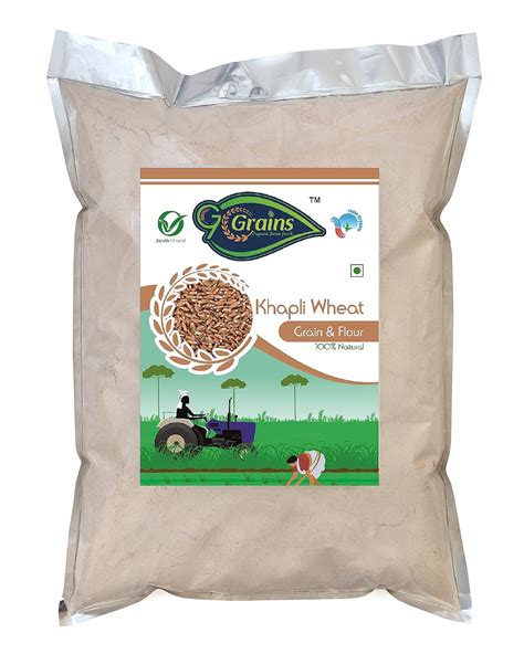 KHAPLI WHEAT FLOUR 1 KG For Eating And Cooking Khapli Gehu Atta