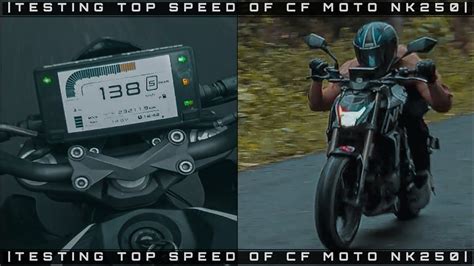 CFMOTO NK-250 TOP SPEED CHECK!♨️ - YouTube