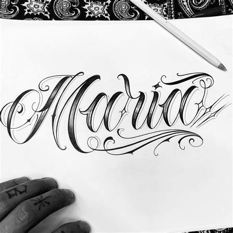 Jose Letras On Instagram Maria Script Letters Letteringhustla