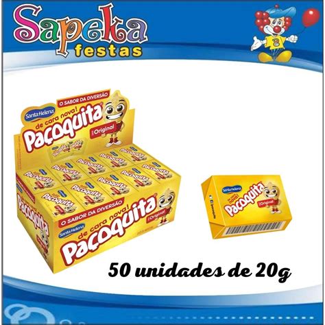 Pacoquita Quadrada Doce De Amendoim Display 50 Unidades 1kg Shopee Brasil