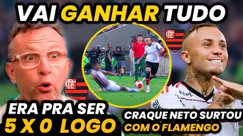 CRAQUE NETO RASGA E VERBA SOBRE JOGO DO FLAMENGO 2 X 0 FLUMINENSE